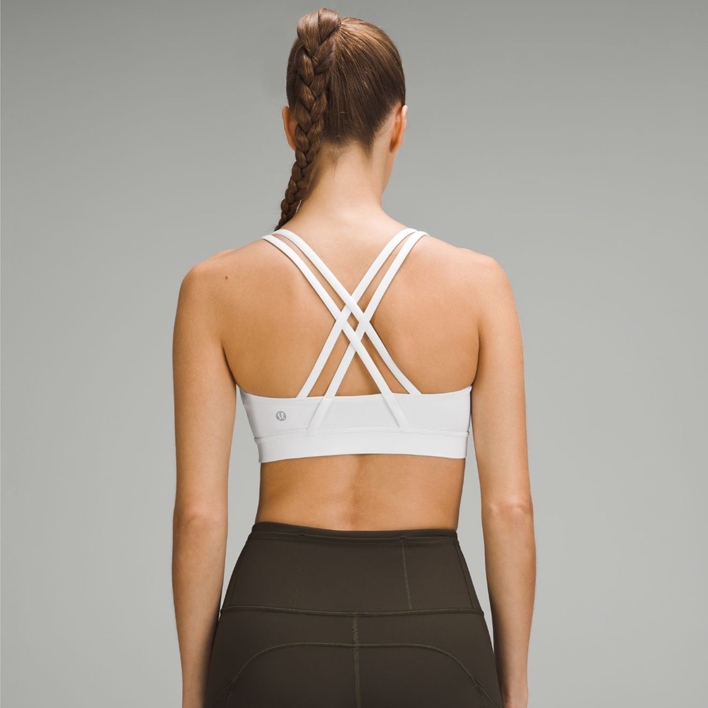 Lululemon Energy Bra, Size 10, White, NWT - Picture 2 of 7